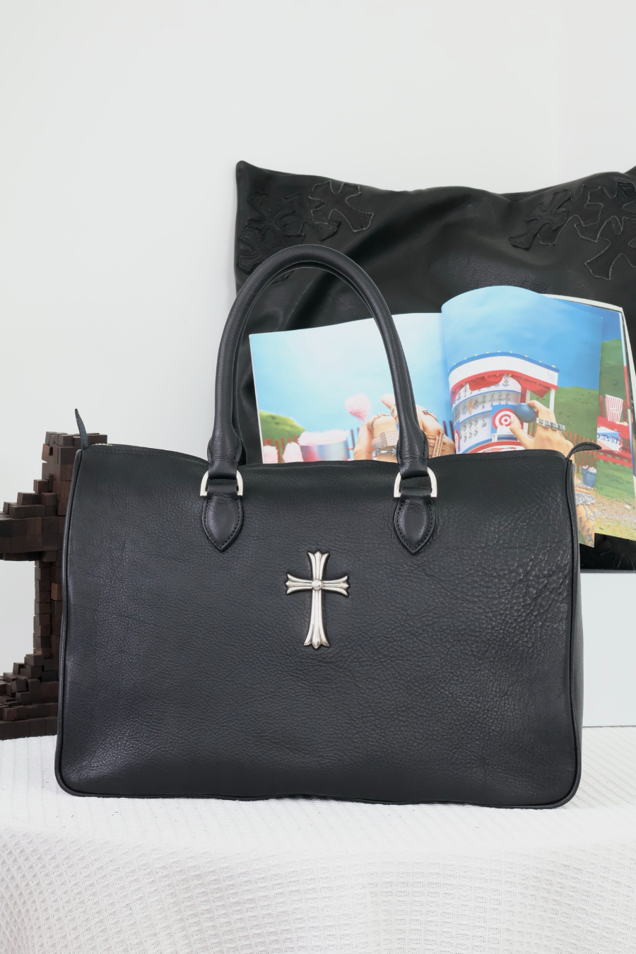 Chrome Hearts Zipper Cross Travel Bag 크롬하츠 십자가 지퍼 트래블 백 5