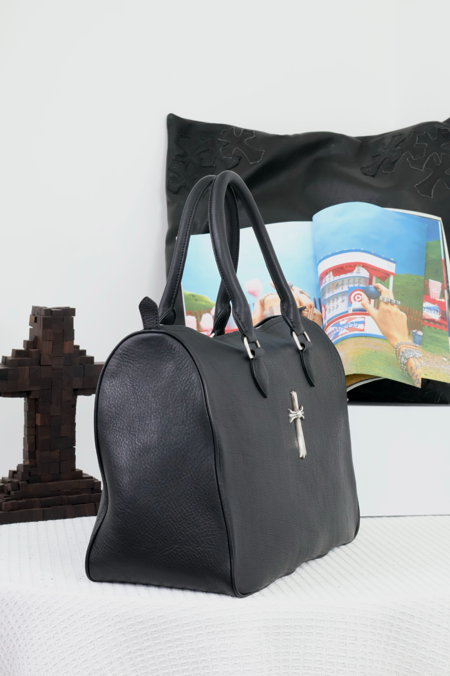 Chrome Hearts Zipper Cross Travel Bag 크롬하츠 십자가 지퍼 트래블 백 7