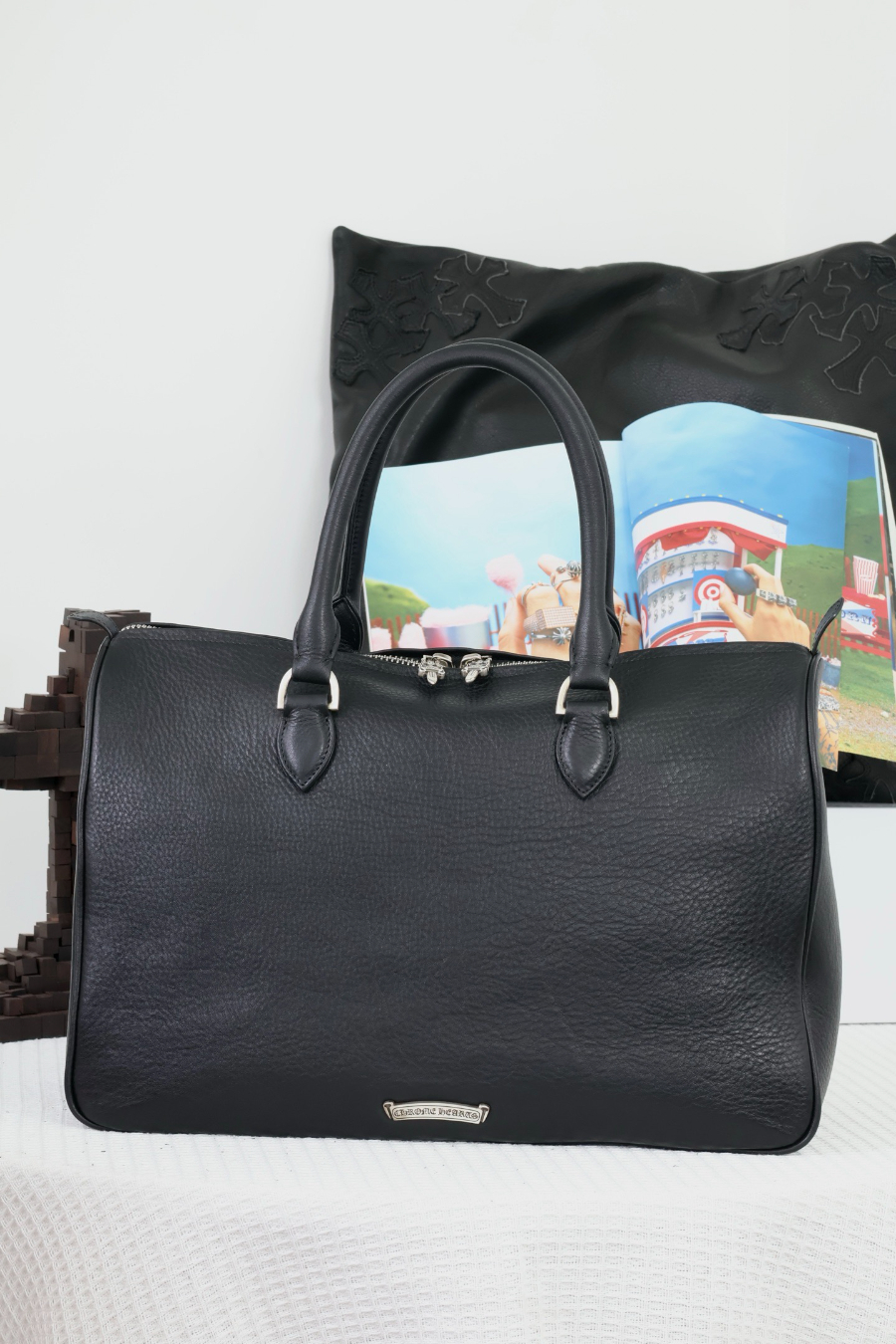 Chrome Hearts Zipper Cross Travel Bag 크롬하츠 십자가 지퍼 트래블 백 8