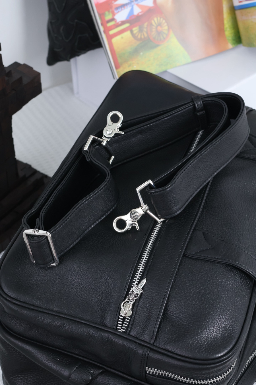 Chrome Hearts Business Travel Laptop Bag 크롬하츠 비즈니스 트래블 노트북 백 24