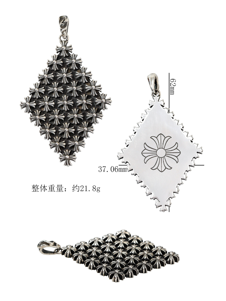 Chrome Hearts Diamond Full Star Pendant 크롬하츠 다이아몬드 풀 스타 펜던트 2