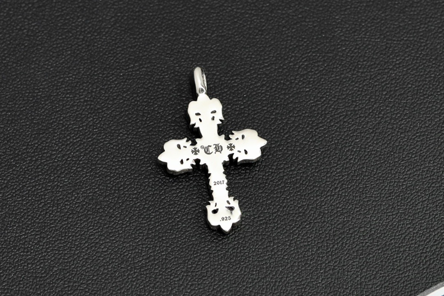 Chrome Hearts Mini Cross Fleur Pendant 크롬하츠 미니 크로스 플뢰르 펜던트 8