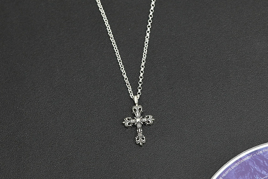 Chrome Hearts Mini Cross Fleur Pendant 크롬하츠 미니 크로스 플뢰르 펜던트 10