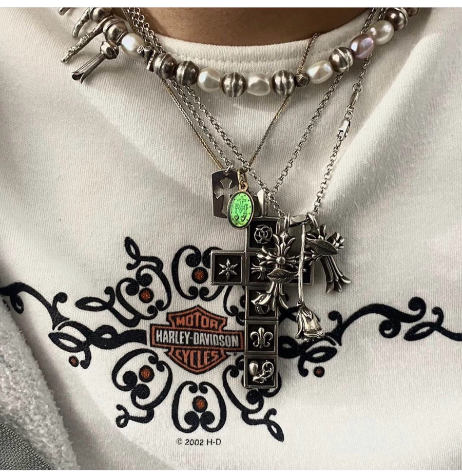 Chrome Hearts Multi Icon Cross Pendant 크롬하츠 멀티 아이콘 크로스 펜던트 2