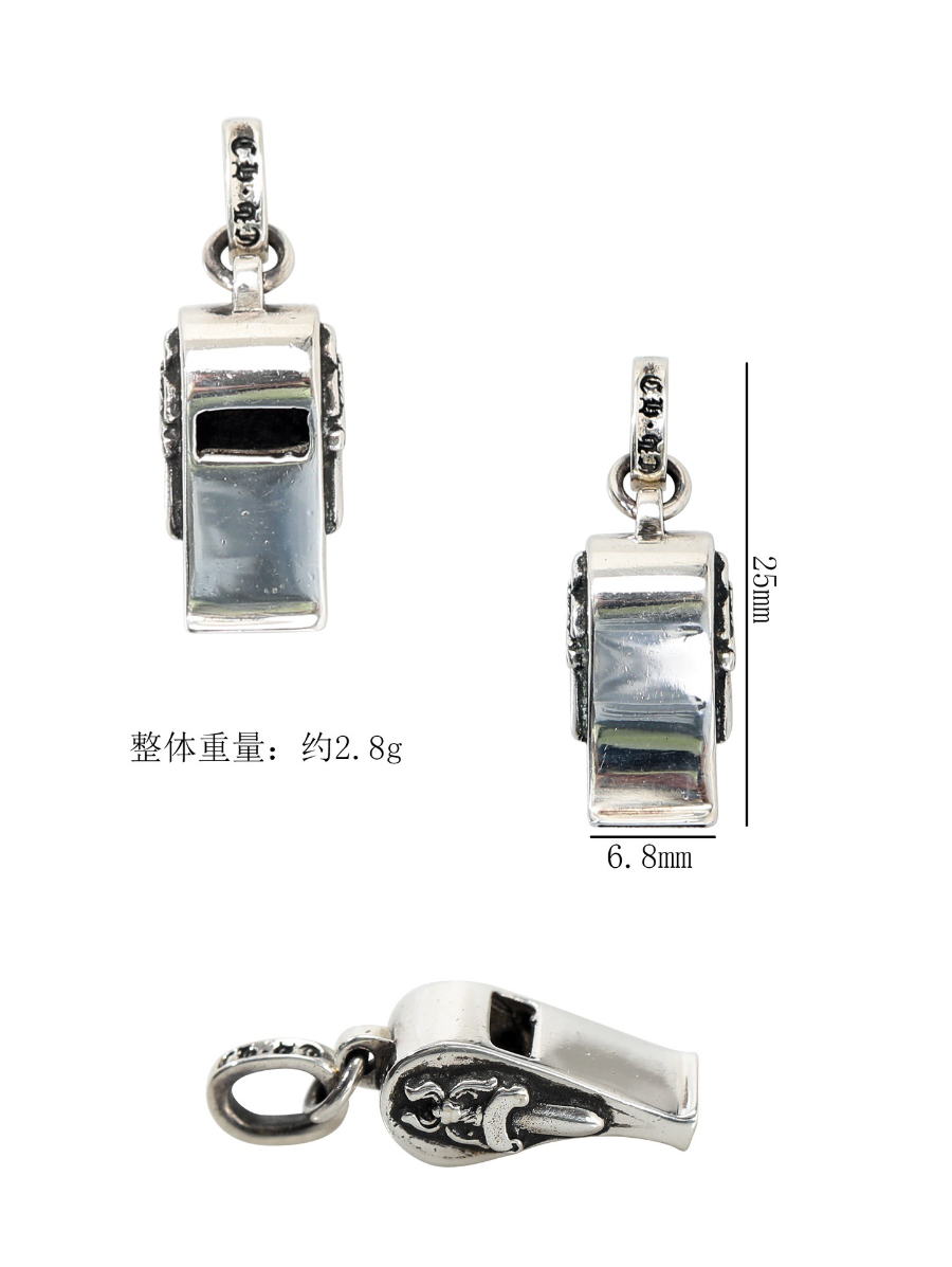 Chrome Hearts Mini Whistle Pendant 크롬하츠 미니 휘슬 펜던트 7