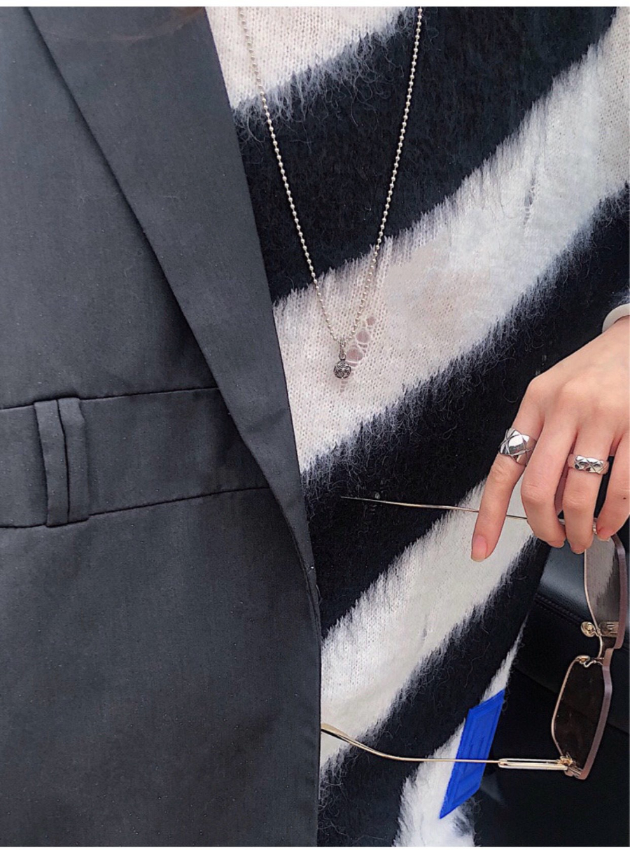 Chrome Hearts Cross Ball Pendant 크롬하츠 십자 볼 펜던트 2