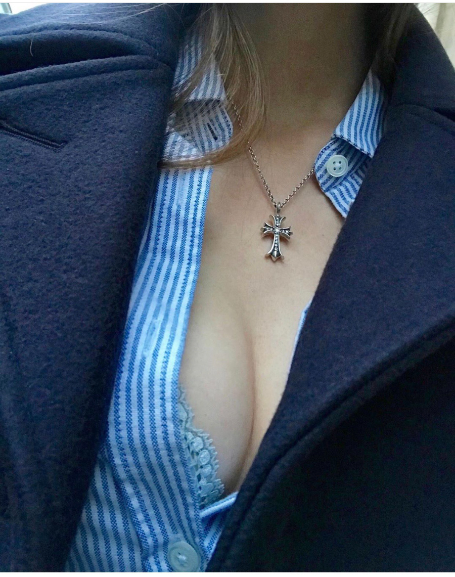 Chrome Hearts Diamond Cross Pendant 크롬하츠 다이아 크로스 펜던트 3