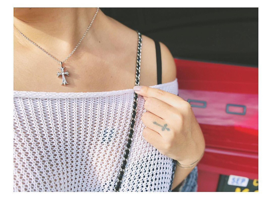 Chrome Hearts Diamond Cross Pendant 크롬하츠 다이아 크로스 펜던트 7