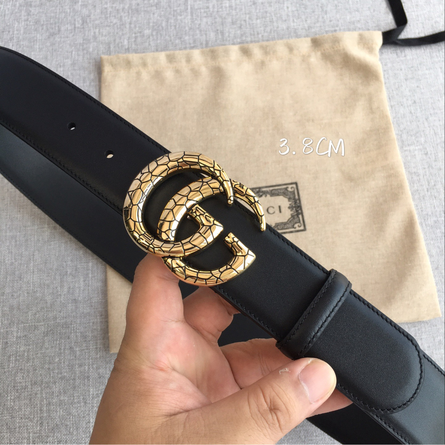 GUCCI Double G Leather Belt 구찌 더블 G 가죽 벨트 38mm 2