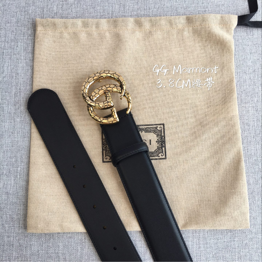 GUCCI Double G Leather Belt 구찌 더블 G 가죽 벨트 38mm 5