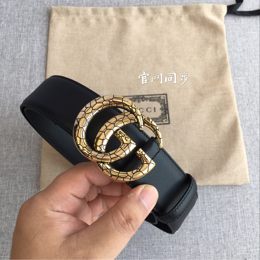 GUCCI Double G Leather Belt 구찌 더블 G 가죽 벨트 38mm 6