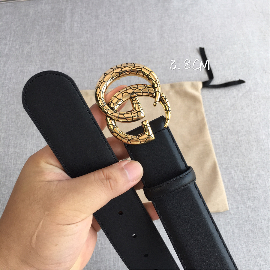 GUCCI Double G Leather Belt 구찌 더블 G 가죽 벨트 38mm 7
