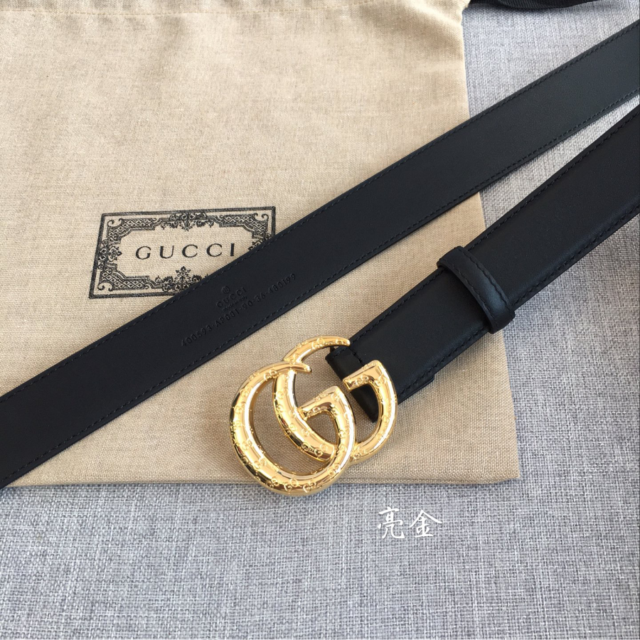 GUCCI Double G Leather Belt 30mm 구찌 더블 G 블랙가죽 벨트 30mm 실버버클 4