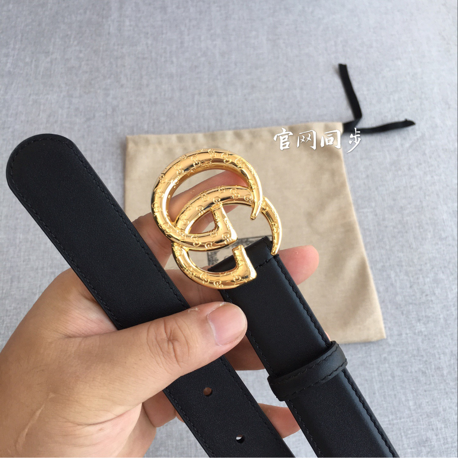 GUCCI Double G Leather Belt 30mm 구찌 더블 G 블랙가죽 벨트 30mm 실버버클 7