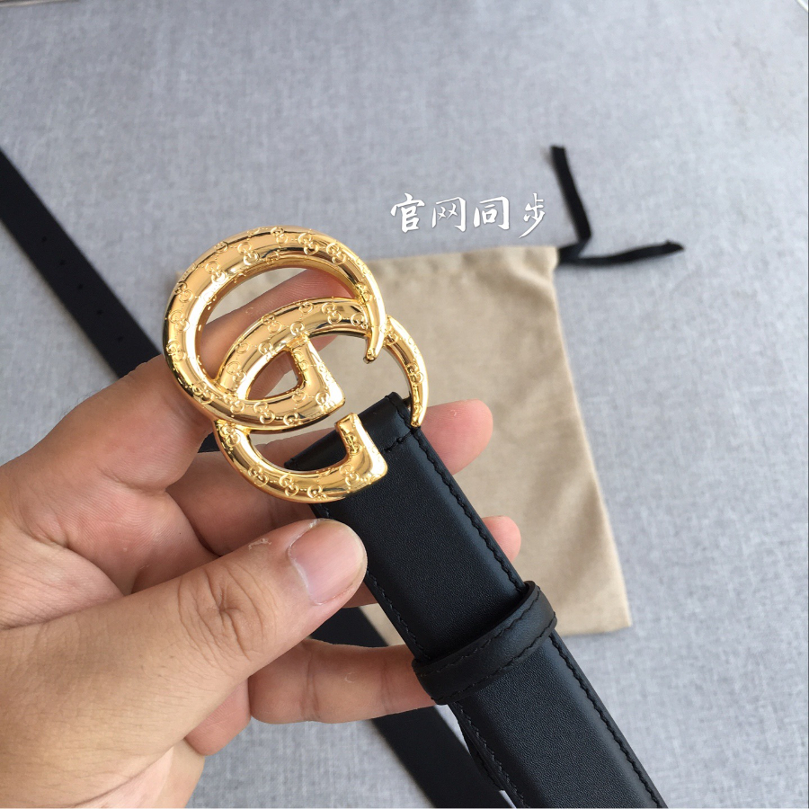 GUCCI Double G Leather Belt 30mm 구찌 더블 G 블랙가죽 벨트 30mm 골드버클 8