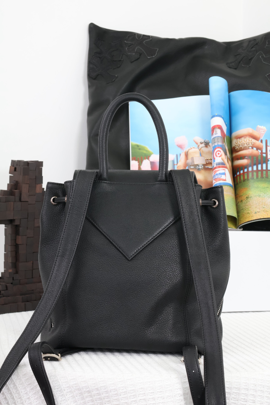 Chrome Hearts Leather Backpack Mini 크롬하츠 레더 미니 백팩 4