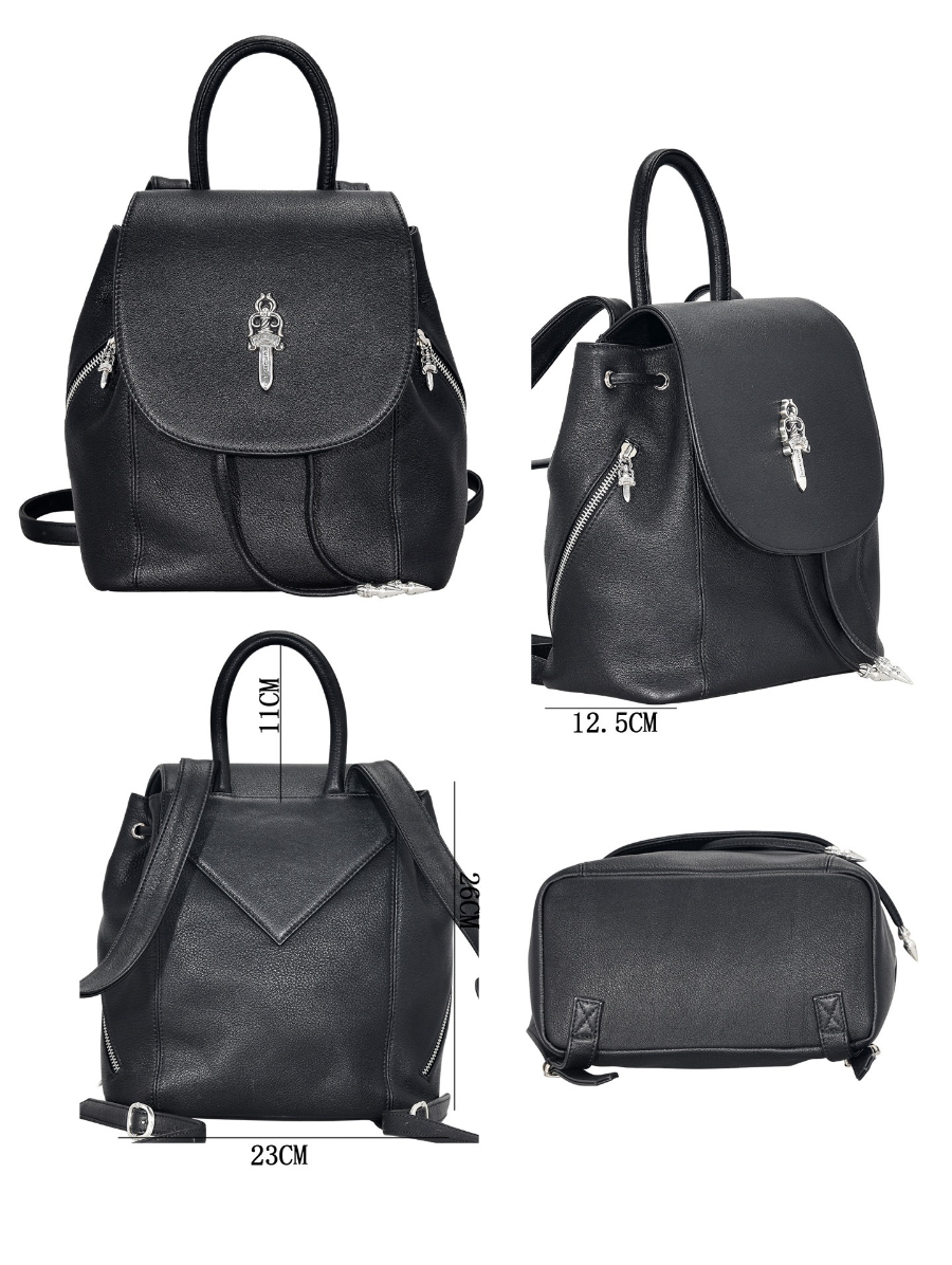 Chrome Hearts Leather Backpack Mini 크롬하츠 레더 미니 백팩 9