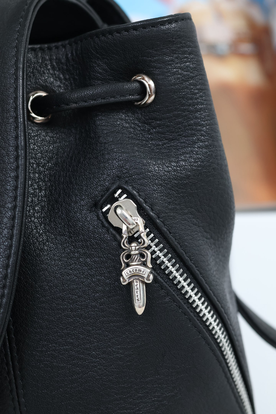 Chrome Hearts Leather Backpack Mini 크롬하츠 레더 미니 백팩 13