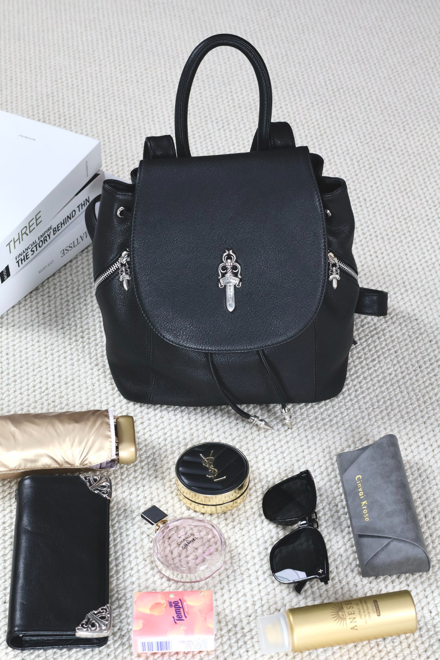 Chrome Hearts Leather Backpack Mini 크롬하츠 레더 미니 백팩 18