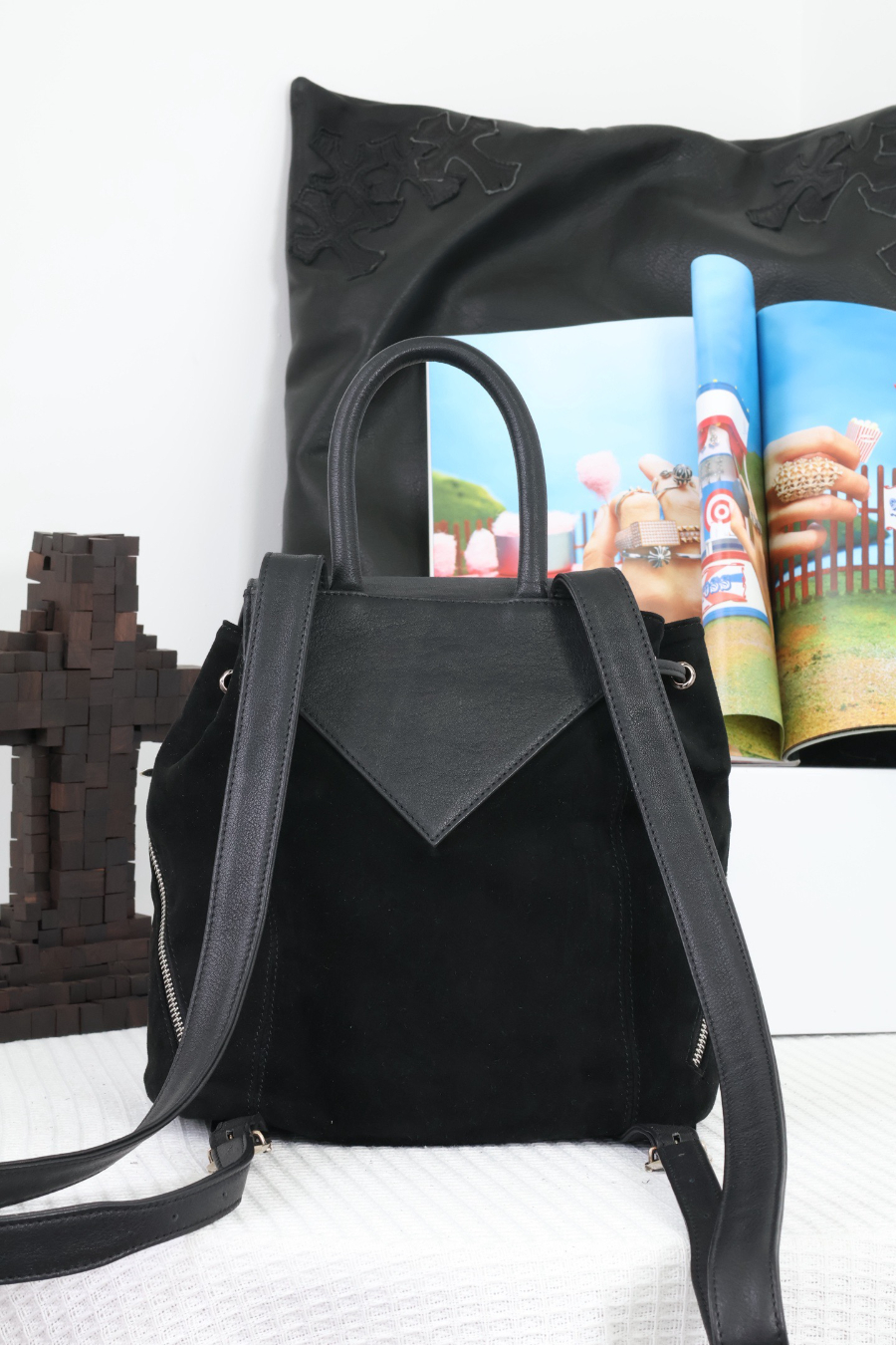 Chrome Hearts Dagger Leather Mini Backpack 크롬하츠 대거 레더 미니 백팩 13