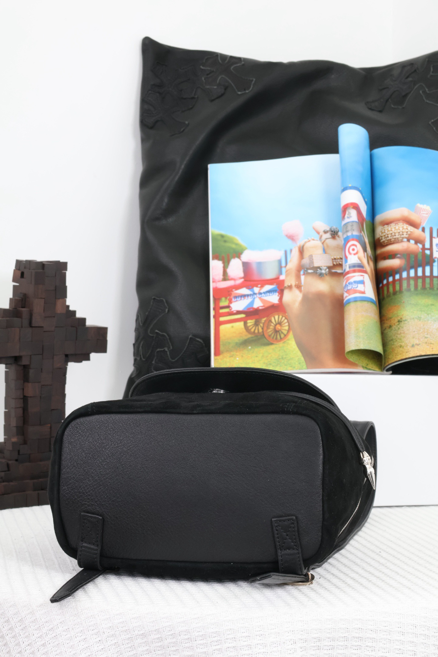 Chrome Hearts Dagger Leather Mini Backpack 크롬하츠 대거 레더 미니 백팩 14