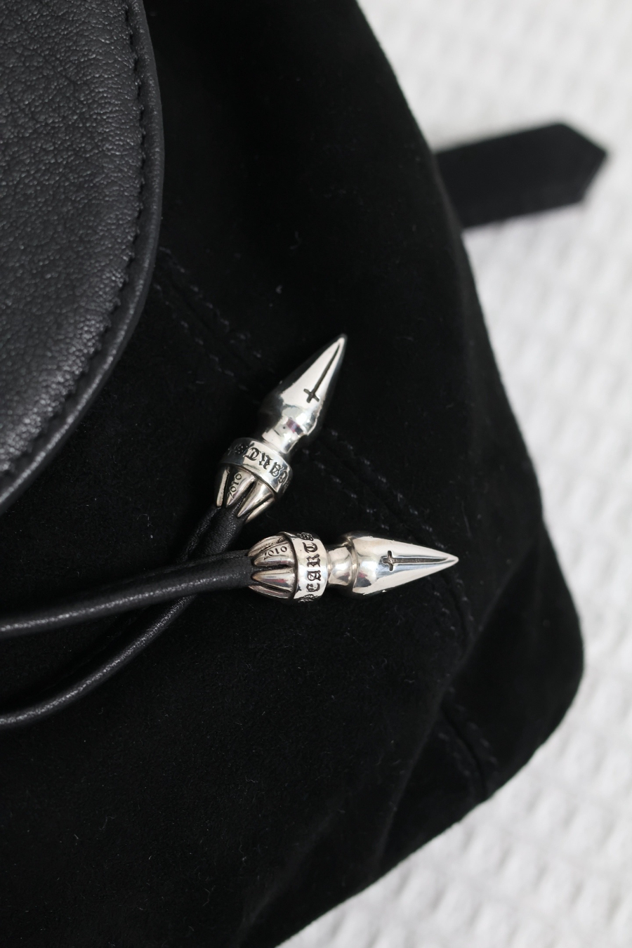 Chrome Hearts Dagger Leather Mini Backpack 크롬하츠 대거 레더 미니 백팩 22