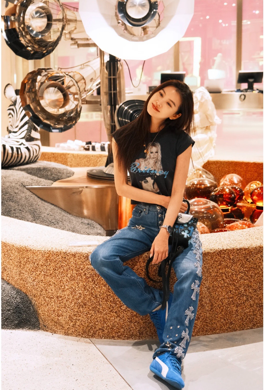 Chrome Hearts Mini Backpack 크롬하츠 컬러 크로스 미니 백팩 블루 3