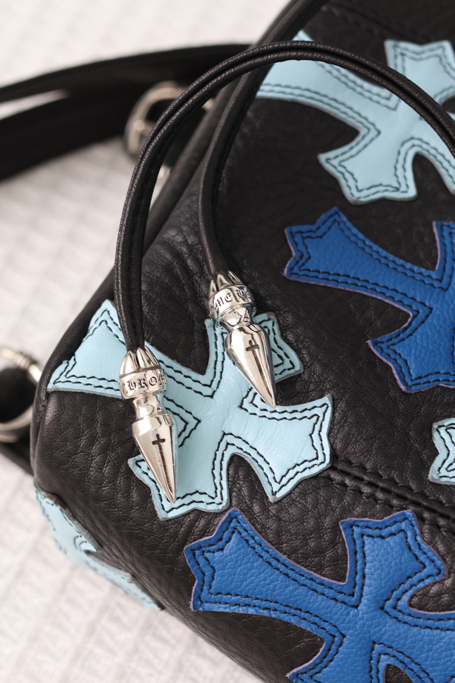 Chrome Hearts Mini Backpack 크롬하츠 컬러 크로스 미니 백팩 블루 18