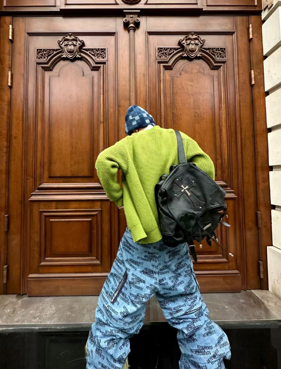 Chrome Hearts Backpack Cross 크롬하츠 백팩 크로스 라지 5