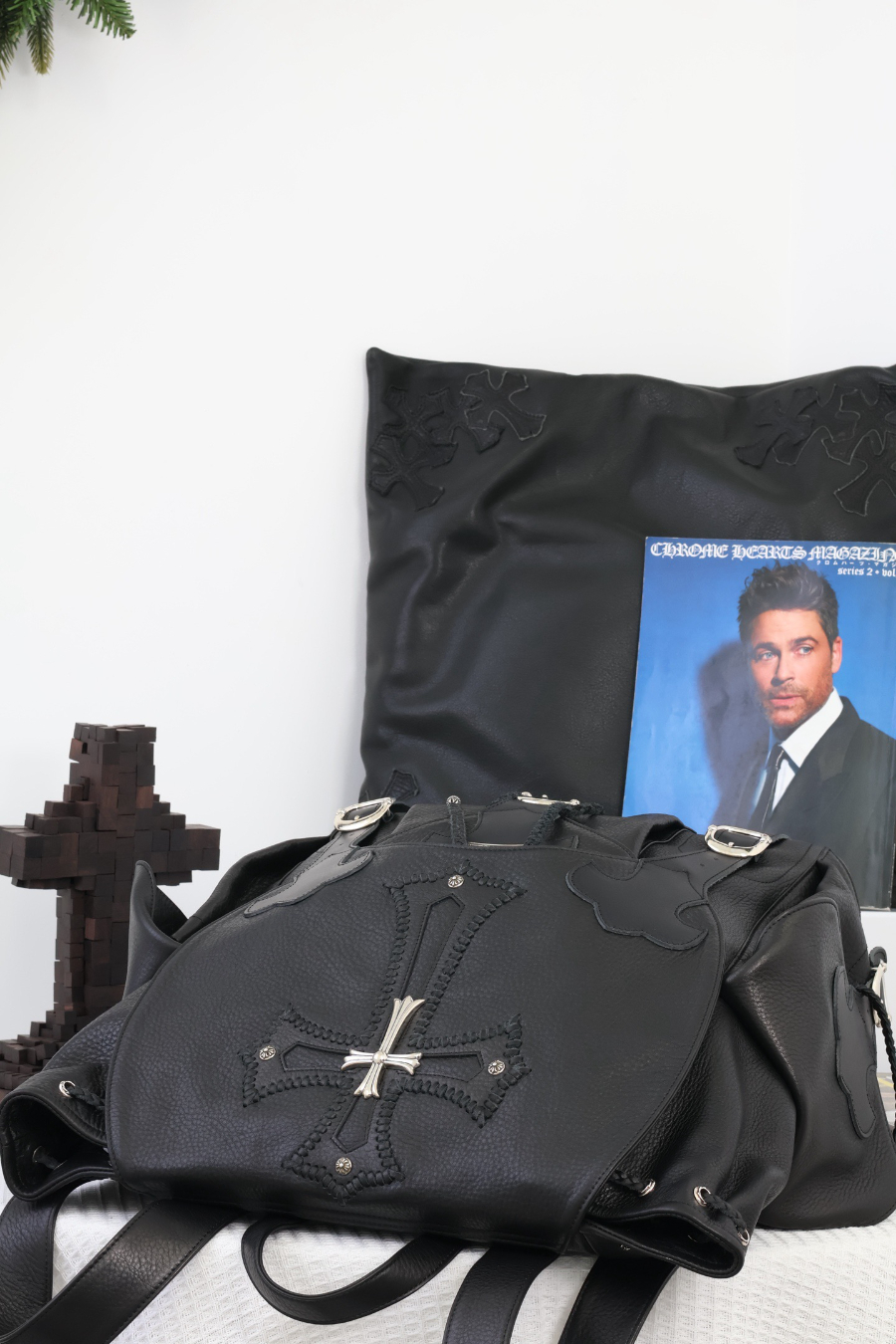 Chrome Hearts Backpack Cross 크롬하츠 백팩 크로스 라지 14