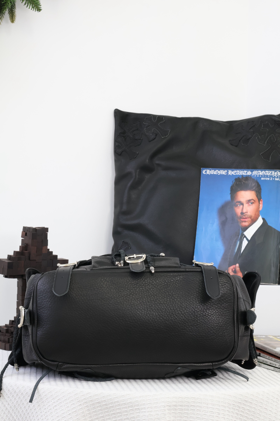 Chrome Hearts Backpack Cross 크롬하츠 백팩 크로스 라지 15