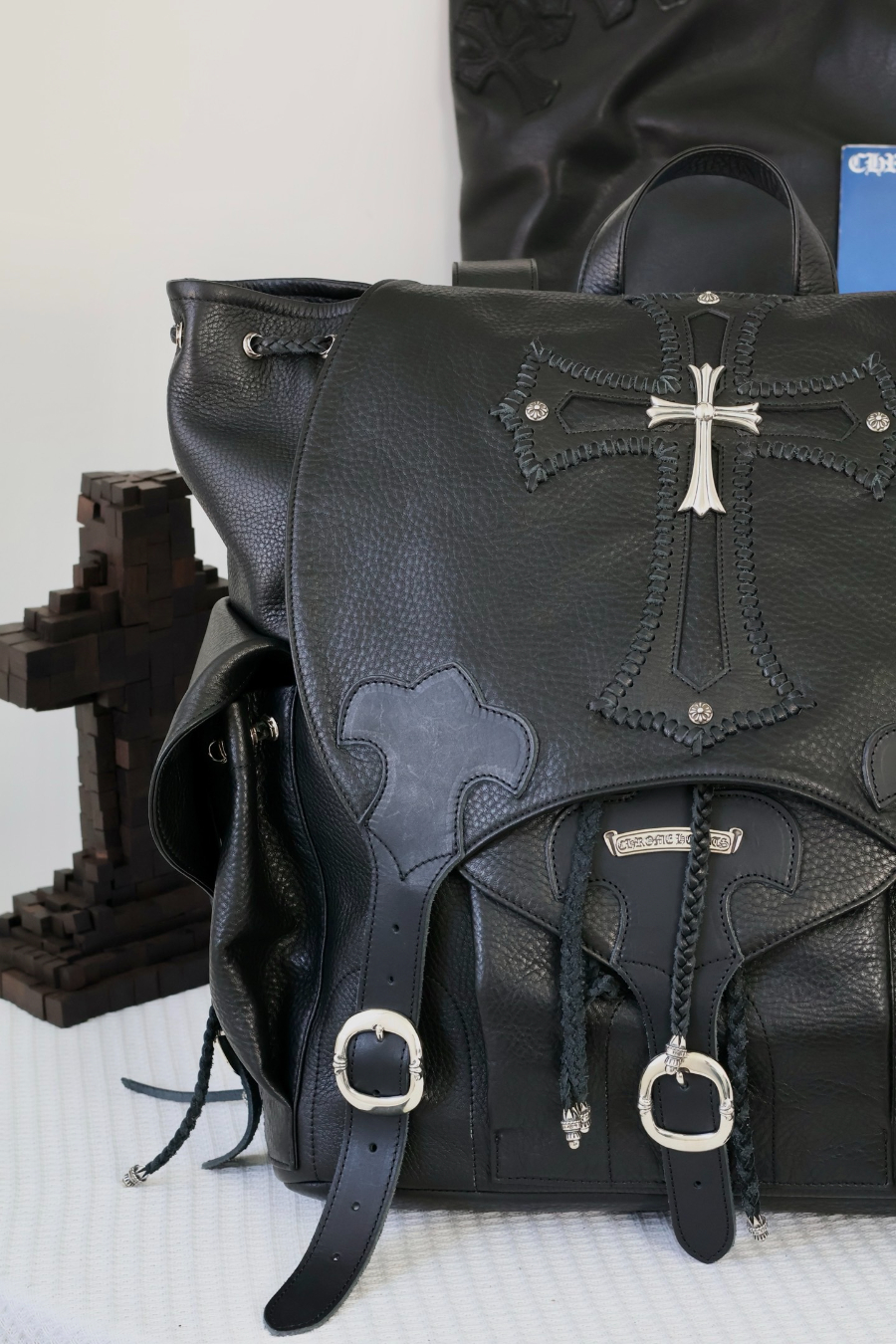 Chrome Hearts Backpack Cross 크롬하츠 백팩 크로스 라지 20