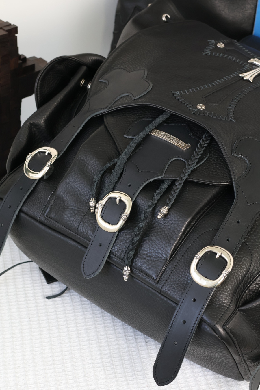 Chrome Hearts Backpack Cross 크롬하츠 백팩 크로스 라지 23