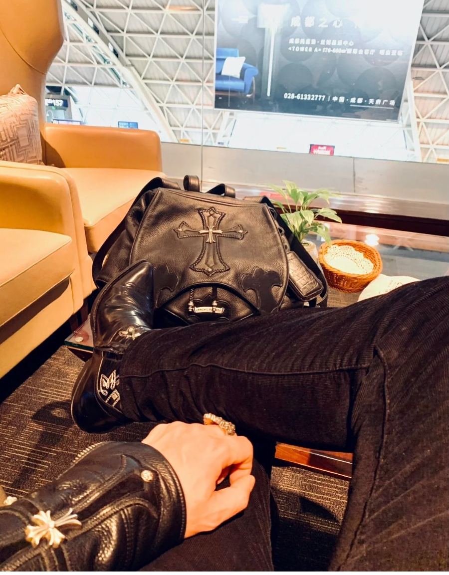 Chrome Hearts Backpack Cross 크롬하츠 백팩 크로스 라지 27