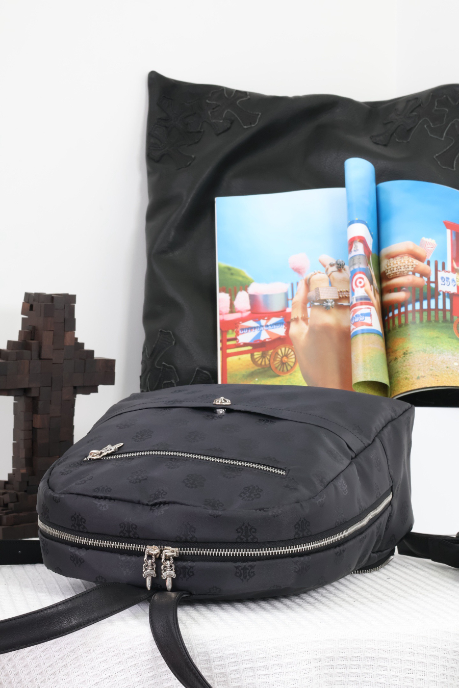 Chrome Hearts Monogram Backpack 크롬하츠 모노그램 백팩 13