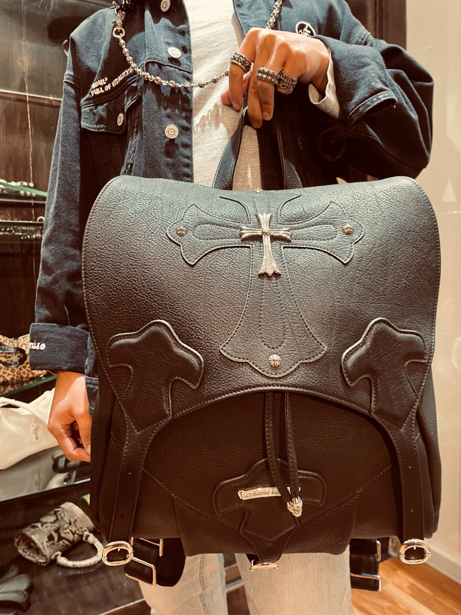 Chrome Hearts Classical Cross Backpack 크롬하츠 클래식 크로스 백팩 4