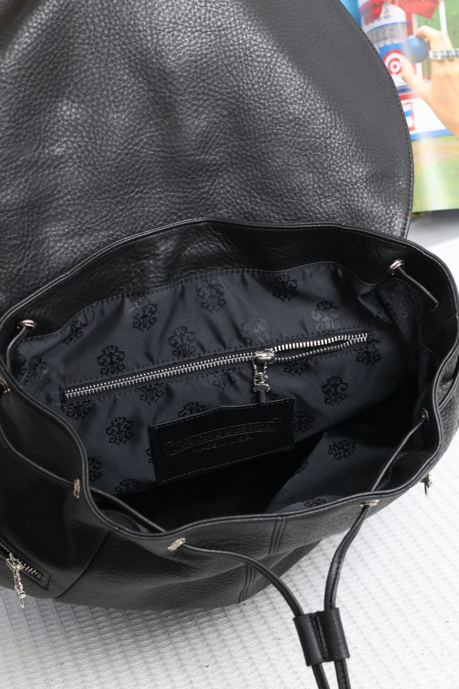 Chrome Hearts Classical Cross Backpack 크롬하츠 클래식 크로스 백팩 24