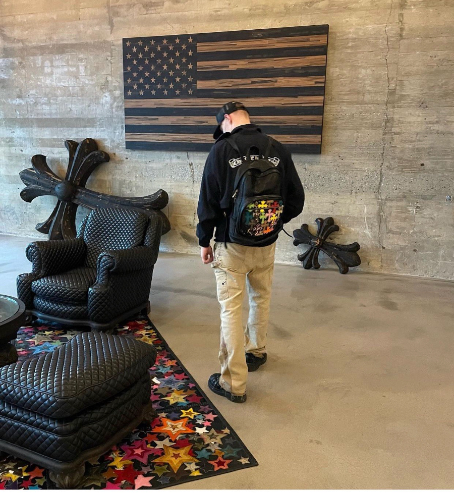 Chrome Hearts 7th Grade Backpack 크롬하츠 세븐스 그레이드 컬러 크로스 백팩 1