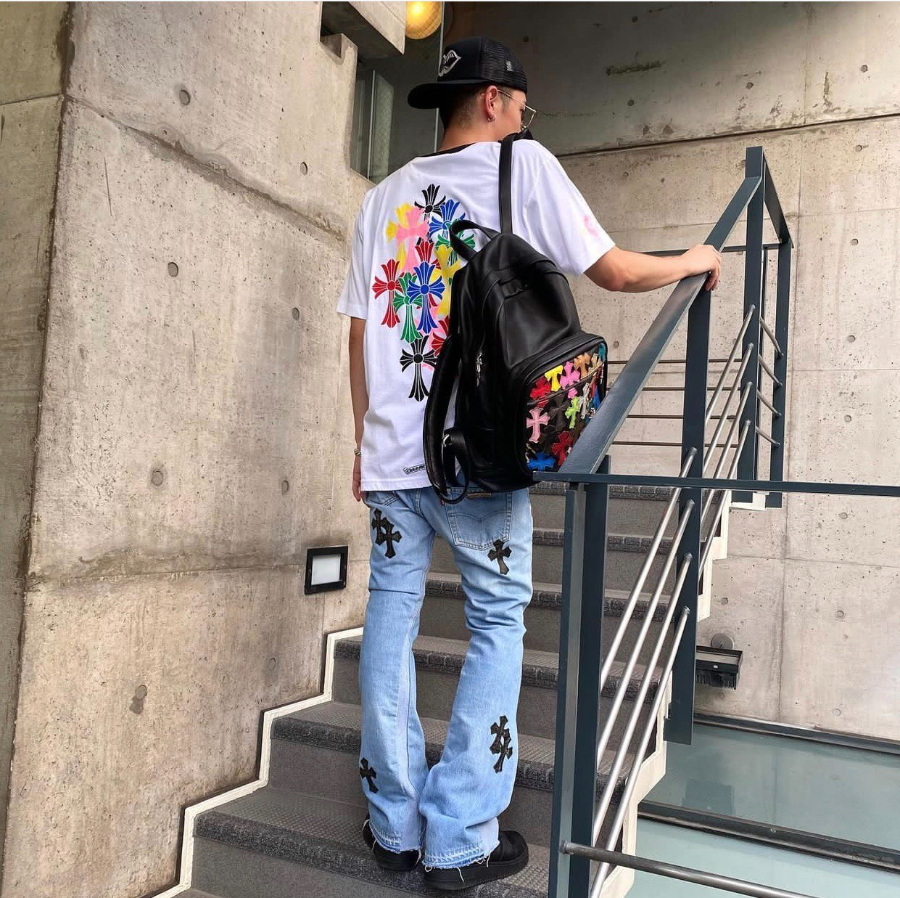 Chrome Hearts 7th Grade Backpack 크롬하츠 세븐스 그레이드 컬러 크로스 백팩 5