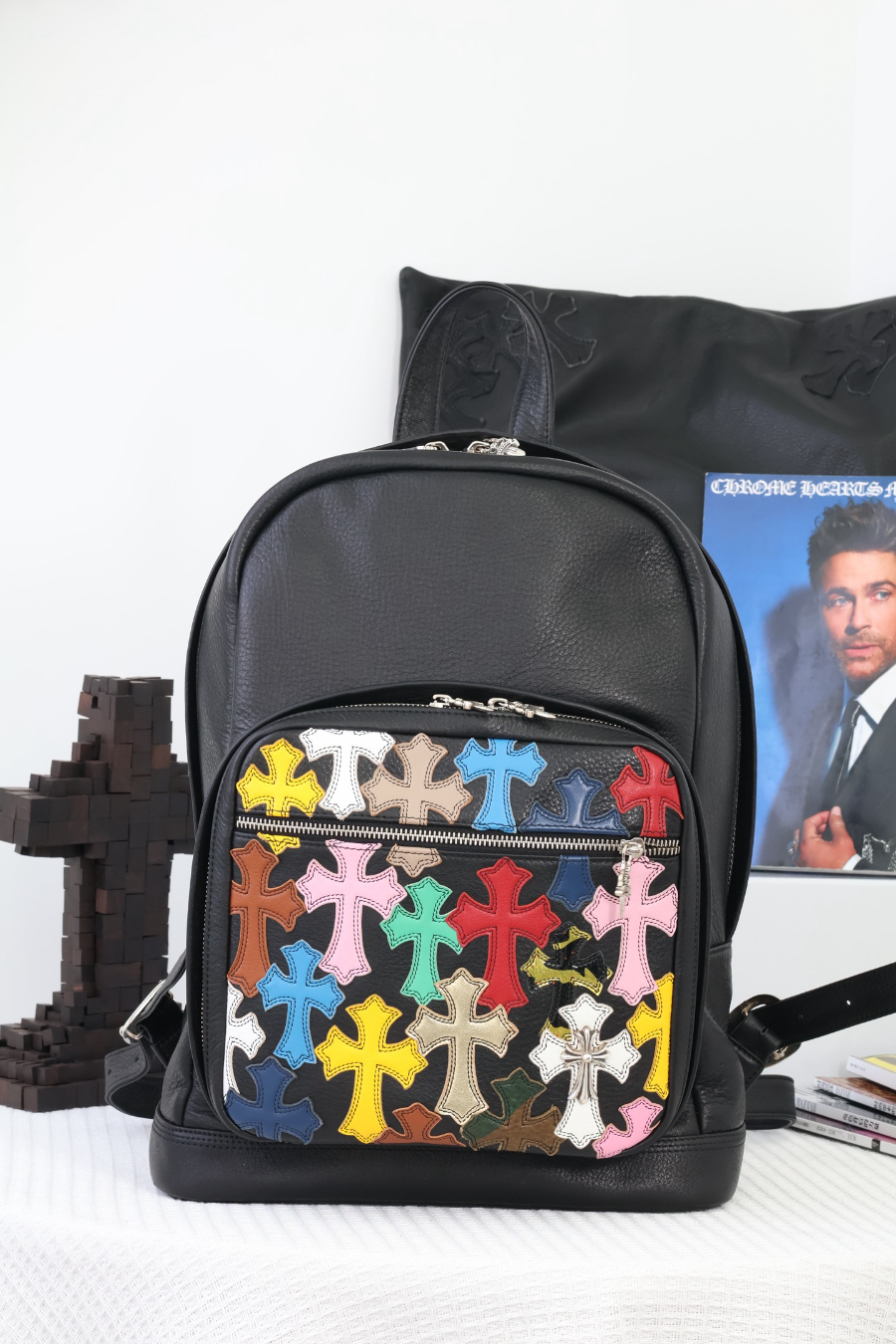 Chrome Hearts 7th Grade Backpack 크롬하츠 세븐스 그레이드 컬러 크로스 백팩 11