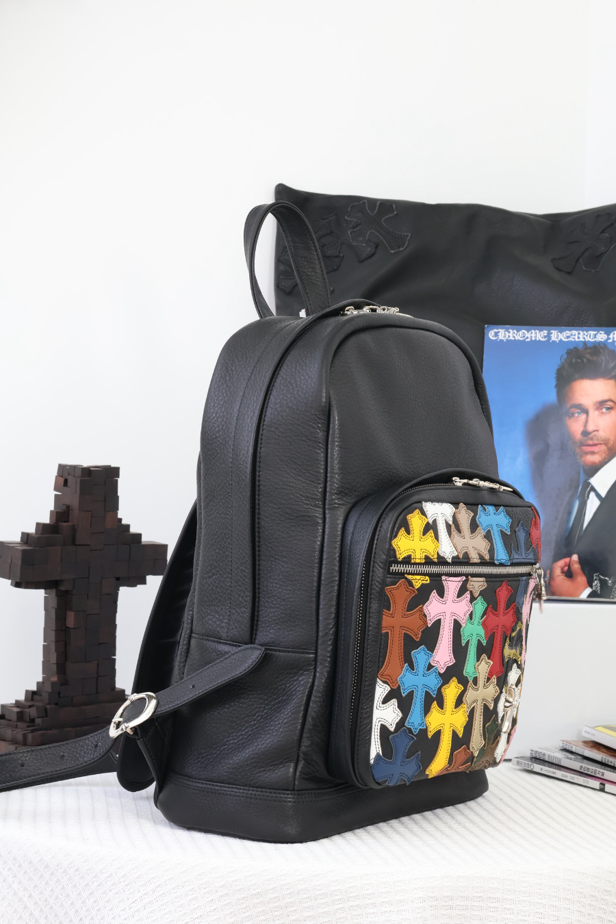 Chrome Hearts 7th Grade Backpack 크롬하츠 세븐스 그레이드 컬러 크로스 백팩 12