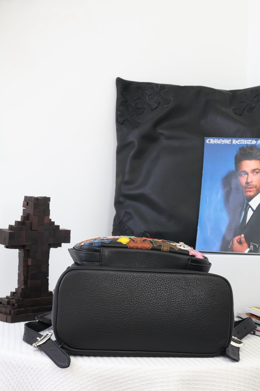 Chrome Hearts 7th Grade Backpack 크롬하츠 세븐스 그레이드 컬러 크로스 백팩 15