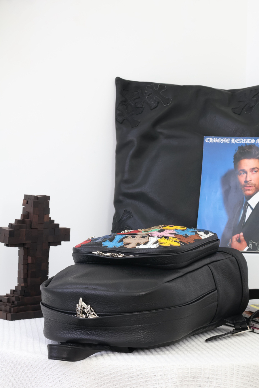 Chrome Hearts 7th Grade Backpack 크롬하츠 세븐스 그레이드 컬러 크로스 백팩 16