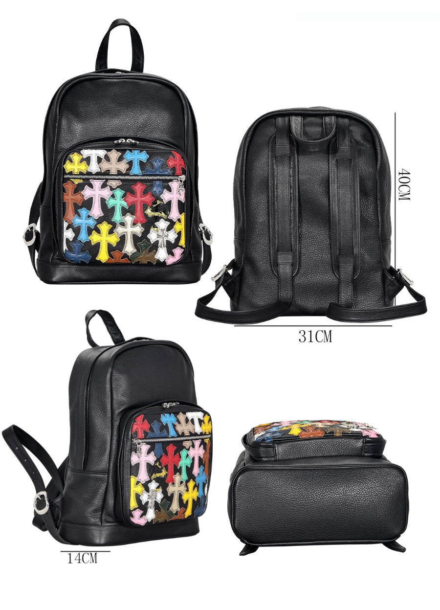 Chrome Hearts 7th Grade Backpack 크롬하츠 세븐스 그레이드 컬러 크로스 백팩 18
