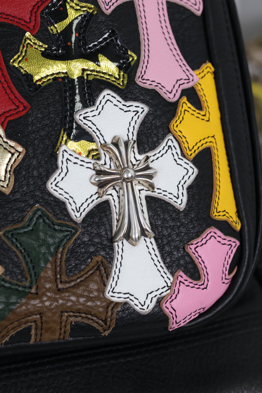 Chrome Hearts 7th Grade Backpack 크롬하츠 세븐스 그레이드 컬러 크로스 백팩 20