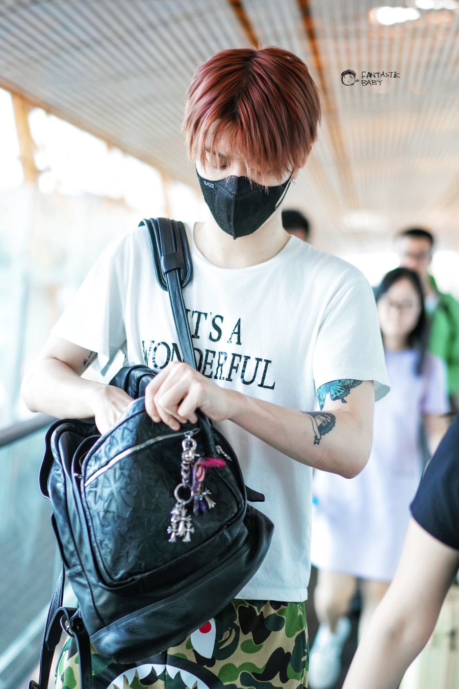 Chrome Hearts 7th Grade Backpack 크롬하츠 세븐스 그레이드 블랙 크로스 백팩 8