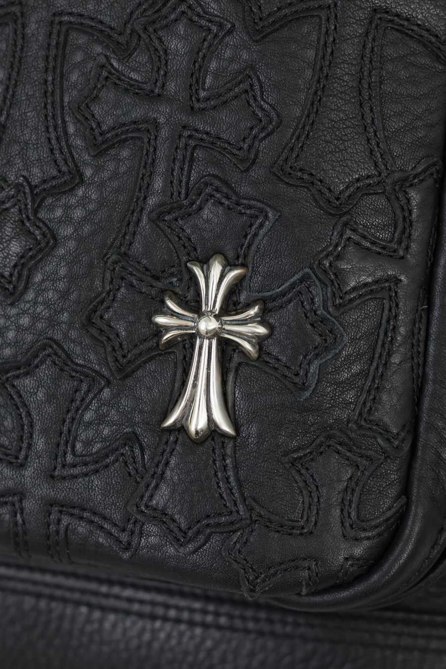 Chrome Hearts 7th Grade Backpack 크롬하츠 세븐스 그레이드 블랙 크로스 백팩 20