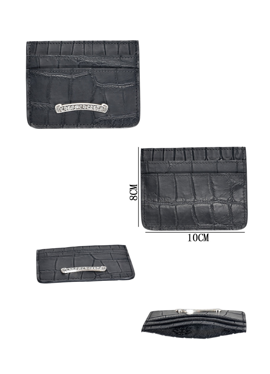 Chrome Hearts Crocodile Card Holder WE098 크롬하츠 악어가죽 카드홀더 WE098 4