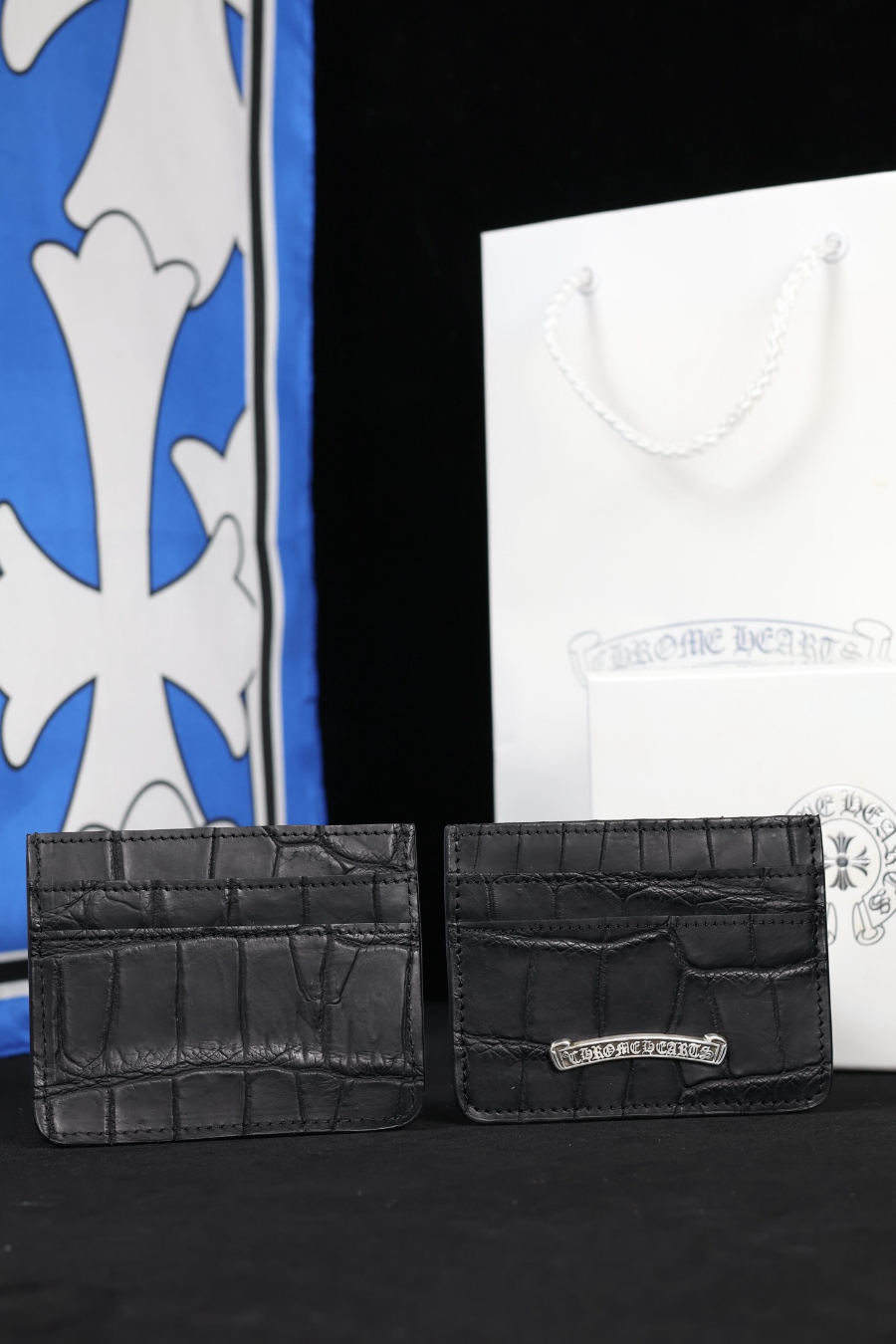 Chrome Hearts Crocodile Card Holder WE098 크롬하츠 악어가죽 카드홀더 WE098 5