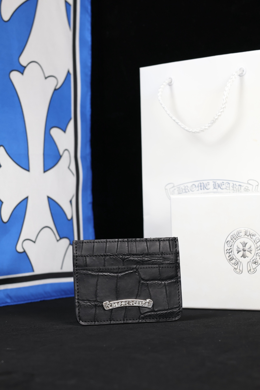 Chrome Hearts Crocodile Card Holder WE098 크롬하츠 악어가죽 카드홀더 WE098 6